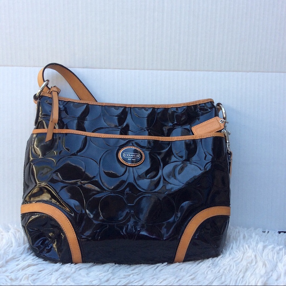 Coach patent leather bag